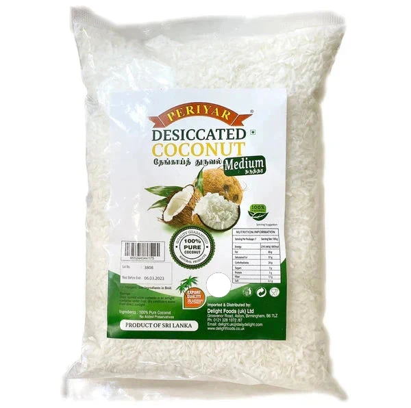 DESICATED COCONUT MEDIUM 500GM
