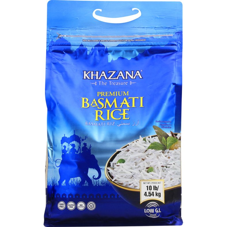 KHAZANA PREMIUM BASMATI RICE 10KG