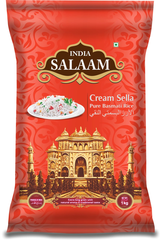 INDIA SALAM CREAM SELLA BASMATI RICE 5KG