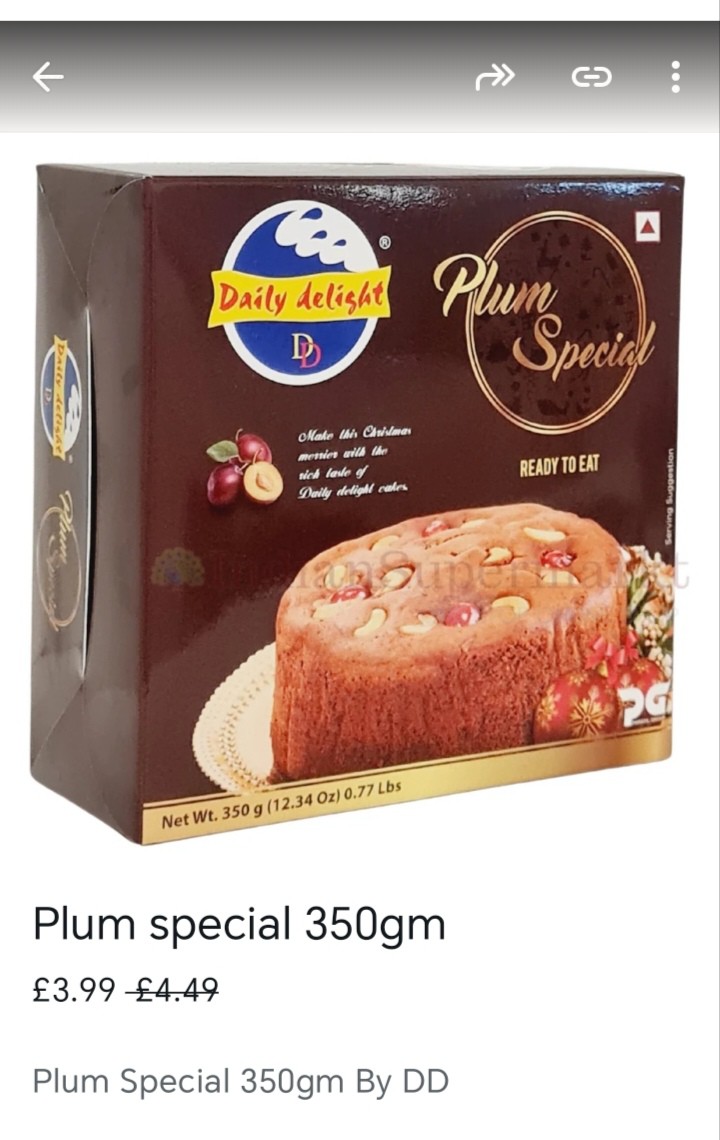 DD PLUM SPEICAL 350GM