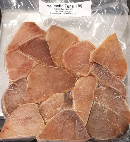 YELLOW FIN TUNA STEAKS 1 KG
