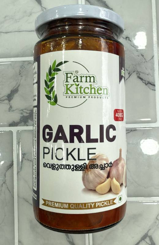 FARM KITCHEN WHITE GARLIC PICKLE 400gm