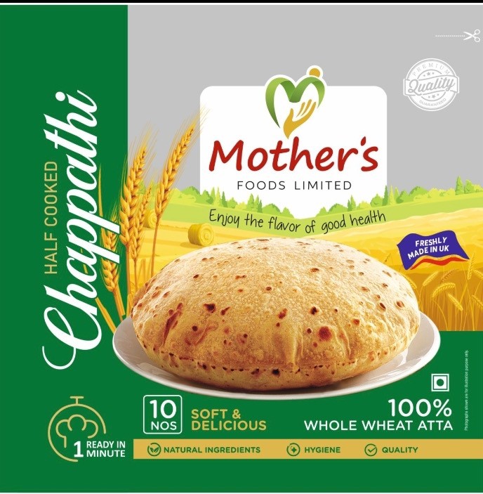 HALF COOKED CHAPPATHI 450gm