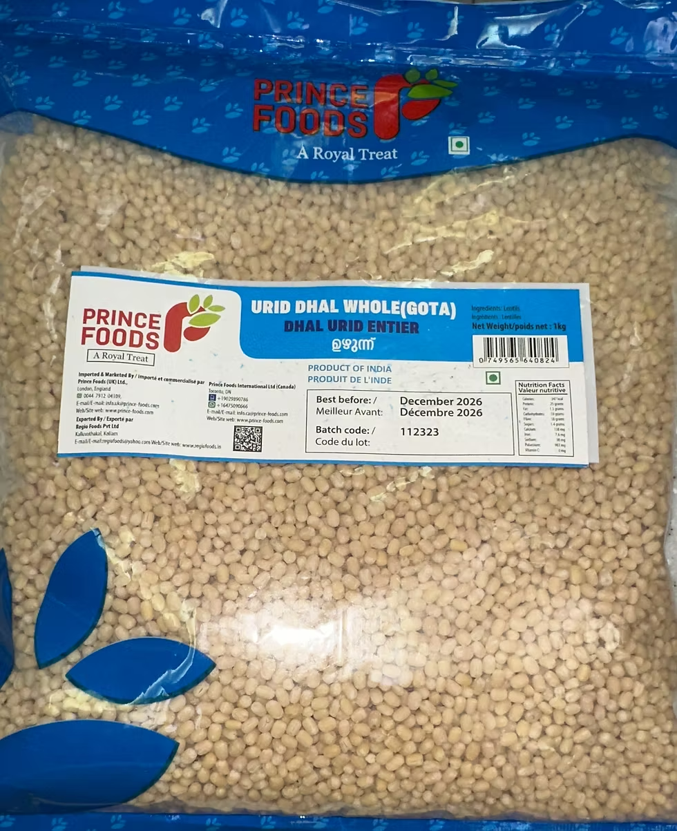 PRINCE UZHUNNU WHOLE 1kg